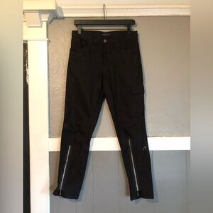 Anti-Class | Japanese Punk Black Bondage Trousers Pants Zippers D-Rings Preowned